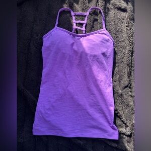 Roxy Purple Strappy workout top